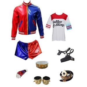 Harley Quinn Suicide Squad Cosplay Costume Full Set Halloween